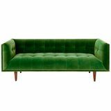 Cirrus Velvet και ξύλο Καναπές σε πράσινο γρασίδι